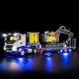 Led Licht Set Kompatibel mit Lego Volvo FMX Truck & EC230 Electric Excavator (Kein Modell), Dekorationsbeleuchtungsset Compatible with 42175 Technic Volvo FMX LKW mit EC230 Electric Raupenbagger