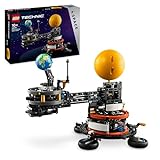 LEGO Technic Sonne Erde Mond Modell Spielset, Geschenk für Kinder ab 10 Jahren, Spielzeug zur Darstellung des Sonnensystems, lässt Jungen und Mädchen fantasievoll und selbstständig Spielen 42179