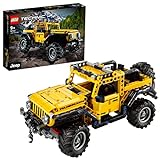 LEGO 42122 Technic Jeep Wrangler 4x4 Spielzeugauto, Geländewagen, SUV Modell Bauset für Kinder und Erwachsene