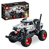 LEGO Technic Monster Jam Monster Mutt Dalmatian, Monster Truck-Spielzeug für Jungen und Mädchen, Rennspielzeug mit Rückziehmotor 42150