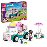 LEGO Friends Heartlake City Eiswagen, Spielset für Rollenspiele, Bauset mit 2 Spielzeugfiguren und einem Hasen, Spielzeug für Mädchen ab 4 Jahren, Bauspielzeug mit Minifiguren der Charaktere 42644
