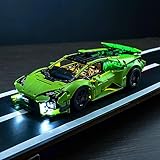 LocoLee Licht Kompatibel mit Lego Lamborghini Huracán Tecnica, Led Beleuchtungs Compatible with Lego 42161 Technic - Nur Lichter Set, Kein Modell (Classic Version)