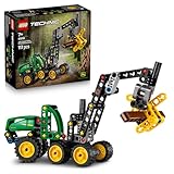 LEGO Technic John Deere 1470H Rad-Harvester - Modellbau & Konstruktionsspielzeug - Bauset mit drehbarem Ausleger, Greifer und Baumstamm - Geschenk für Kinder, Mädchen & Jungen ab 7 Jahren - 42218
