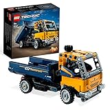 LEGO Technic Kipplaster Spielzeug, 2in1-Set mit Konstruktions-Modell und Bagger-Spielzeug, technisches Geschenk für Jungen und Mädchen ab 7 Jahre 42147