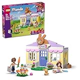 LEGO Friends Heartlake City Hasenhotel - Haus-Spielset mit 2 Mini Puppen, 2 Tierfiguren & Tierpflege Zubehör - Geburtstagsgeschenk für Mädchen ab 5 Jahren - 42679
