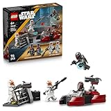 LEGO Star Wars 75449 Belagerung von Mandalore Battle Pack - Action-Spielzeug mit 2 Mandalorianer- & 2 Klontruppler-Minifiguren sowie Speederbike & Blastern - Geschenk für Kinder ab 6 Jahren & Fans