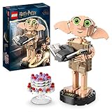 LEGO Harry Potter Dobby der Hauself Set - Ostergeschenke für Kinder und alle Fans ab 8 Jahren - Bewegliche ikonische Figur - Spielzeug - Schlafzimmer Accessoire und Deko - Charakter-Sammlung - 76421