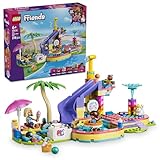 LEGO Friends Lustiger Tag im Wasserpark - Miniatur Spielset mit Rutsche, 2 Minifiguren, 4 Tierfiguren und Tierzubehör - Kinderzimmer Deko - Geschenk zum Geburtstag für Mädchen ab 6 Jahren - 42676