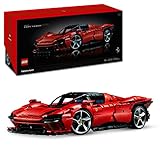 LEGO 42143 Technic Ferrari Daytona SP3 Modellauto Bausatz im Maßstab 1:8, roter Supersportwagen, erweitertes Auto-Modell Sammlerstück, Ultimate Car Concept