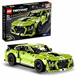 LEGO 42138 Technic Ford Mustang Shelby GT500, Modellauto-Bausatz, Spielzeugauto, Rennauto für Kinder und Teenager mit AR-App und Rückziehmotor