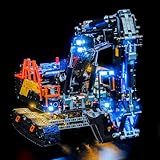 LocoLee Licht Kompatibel mit Lego 42215 Volvo EC500 Hybrid Excavator (Kein - Lego-Set) Dekorative Beleuchtung Set Compatible with Lego Volvo EC500 Hybrid Bagger