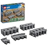 LEGO 60205 City Schienen, 20 Stück, Erweiterungsset für Kinder, Jungen und Mädchen, Spielzeug Set