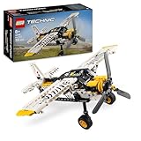 LEGO Technic Propellerflugzeug, Baubares Flugzeug Spielzeug für Kinder, Geschenk für Jungen und Mädchen ab 8 Jahren, Modellflugzeug mit drehendem Propeller und 4-Zylinderkolbenmotor 42198