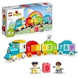 LEGO DUPLO Zahlenzug – Zählen Lernen – Spielzeug für Kleinkinder - Lernspielzeug für Kinder - Bunte Zahlenbausteine und 2 Spielfiguren – Kreatives Geschenk für Jungen & Mädchen ab 1 Jahr - 10954