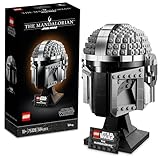 LEGO Star Wars Mandalorianer Helm Modell, Sammlerstück Zimmer-Deko und ein tolles Geschenk für Erwachsene, Bausatz, Männer, Frauen, Mama, Papa, Sammler-Geschenkidee 75328