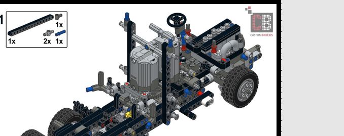 Lego 42078 - RC Umbau Anleitung -