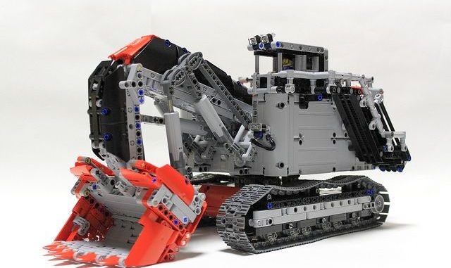 Lego Bagger Moc bei Pinterest