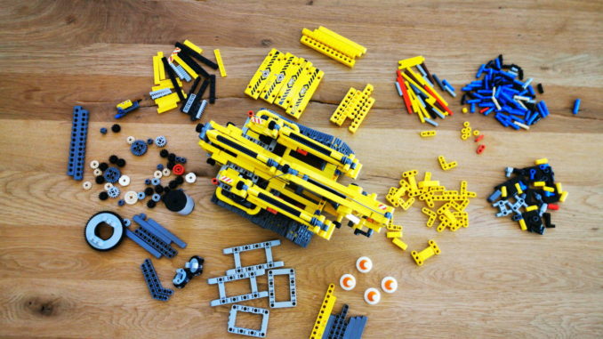 Lego Technic Spinnenkran - 42097 B - Modell Teile die über bleiben
