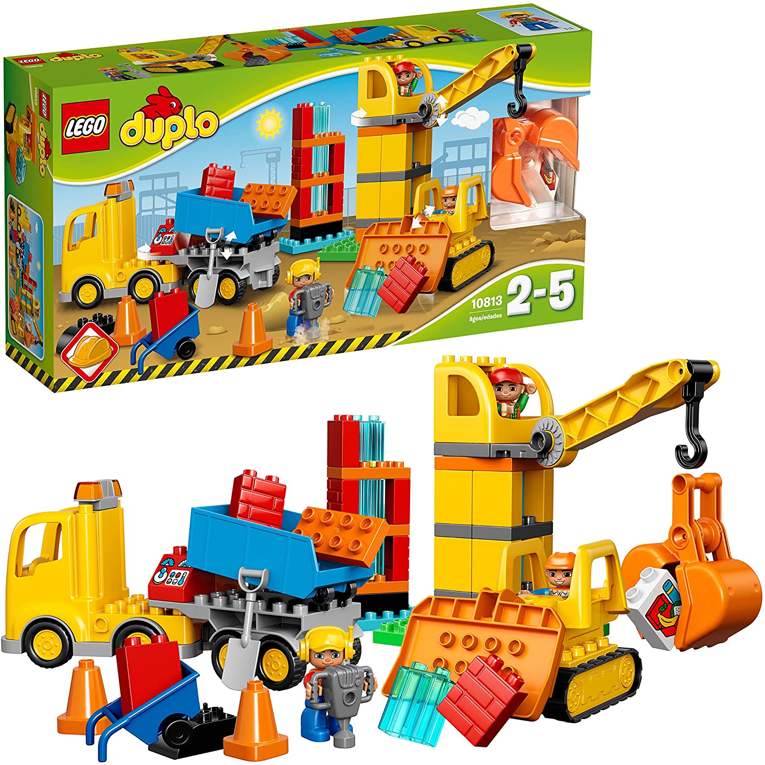 Lego Duplo Baustelle LKW Bauarbeiter Felsbrocken 10813 10933 10932 10931 NEU 